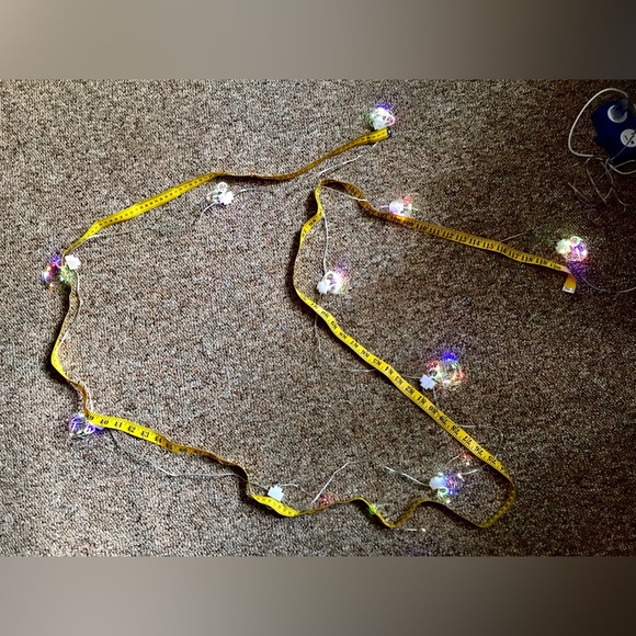 Multi Color Multi Function Light Curtain USB Plug 120” Wide Each Strand 40” Long - Picture 13 of 15